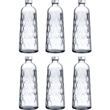 UltraMint 6'lı Metal Kapaklı Şişe Seti, 1035CC, Dayanıklı ve Şık Tasarım