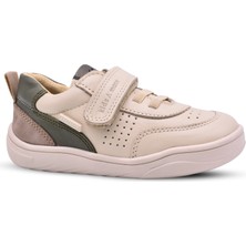 Kids A More Naturis Erkek Çocuk Hakiki Deri Barefoot Özellikli Bej Rengi Günlük Ayakkabı