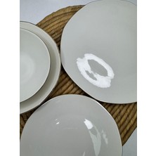 Tulu Porselen 24 Parça 6 Kişilik Premıum Gold Detay Sunum Yemek Takımı