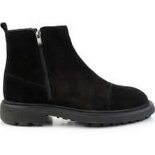 Harley Davidson Siyah Hakiki Deri Erkek Bot & Bootie E02597000802