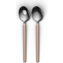 Berghoff Home Belly 2 Parçalı Salata Servis Seti Sıcak Pembe