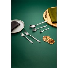 UltraMint Şık 30 Parça Çatal Kaşık Bıçak Takımı, Zarif ve Dayanıklı Tasarım