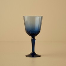 UltraMint Şık Mavi 6'lı Kesme Kadeh Seti, 310 Cc, Zarif ve Elegant Tasarım