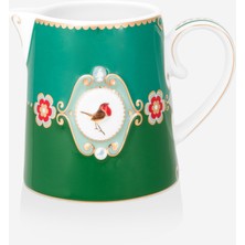 UltraMint Yeşil Porselen Sütlük, 270 Ml, Şık ve Kullanışlı Tasarım