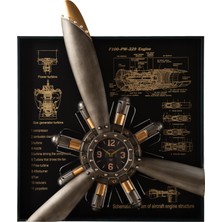 Mudo Home ELICA SILVER DUVAR SAATİ 80X11X96CM