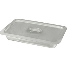 Özbir Paslanmaz Çelik Dispanser Küveti Kumpir ve Sos Kabı Profesyonel Gastronomi 16X28 cm