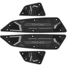 Alkan MB Honda PCX125 Kauçuk Basamak Takımı 2025 Dlx Gri Detaylı Karbonlu Alanlar Model 703