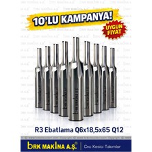 Brk R3 Ebatlama Radüs Çap 6 mm Karbür Freze