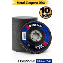 Egesan Zr Flap Disk 115X22,23 mm - 60 Kum - Zımpara Diski 1 Kutu ( 10 Adet )