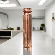 UltraMint Dövme Bakır Su Şişesi 550 Ml, Erzurum Tasarımı, Sağlıklı ve Şık