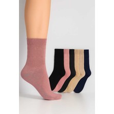 Tenra 3 Adet Kadın Bambu Kokulu Çorap Karışık Renk