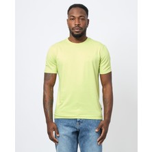 Boss Erkek Regular Fit Kısa Kollu Düz Bisiklet Yaka Açık Yeşil T-Shirt 50468347-331