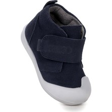 Kiko Kids Winnie Ilk Adım Cırtlı Kız Bebek Günlük Bot Ayakkabı Lacivert