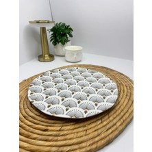 Tulu Porselen 7 Parça 6 Kişilik Pasta Servis Sunum Seti