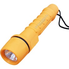Goldsea Marine Fflam El Feneri Morslu-Sertifikalı Kauçuk Gövdeli Su Geçirmez 190 x 40 mm