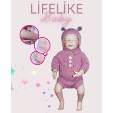 Ucuzunabak Kutulu 43 cm Aksesuarlı Gerçekçi Bebek (Kapalı Kutu)