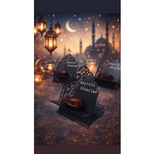 Günyan Store Ramazan Sofrası Hurma Sunum Standı Hurmalık - Hayırlı Iftarlar - 6 Adet