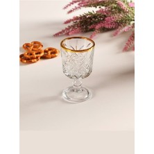 UltraMint Altı Parça Gold Touch Kahve ve Likör Bardağı Seti