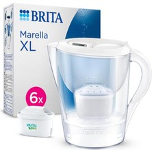 UltraMint Marella Xl 6x Maxtra Pro Filtreli Su Arıtma Sürahisi, 3,5 Lt, Beyaz