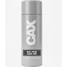 CAXCOLORS Cax Colors Ral 7035 Açık Gri Akrilik Sprey Boya - Metal Ahşap Plastik Tüm Yüzeyler 400ML