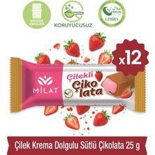 Milat Fındık Krema Dolgulu Çilek Çikolata 12 × 25 G