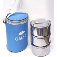 UltraMint 3'lü Çelik Sefer Tası ve Termoslu Taşımacılık Seti, Hediye Incl.