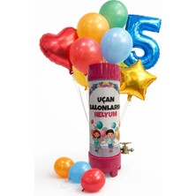 Uçan Balon Gazı Kullan At Helyum Tüpü 2.2 Litre
