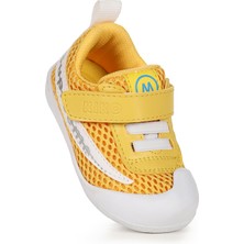 Kiko Kids Welti Cırtlı Kız Bebek Ilk Adım Ortopedik Günlük Ayakkabı Sarı