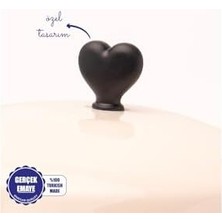 Storemax Cupid Kalp Desenli Yoğurt/bakliyat Bakracı (20 Cm-3 Litre-Tüm Ocaklarla Uyumlu)