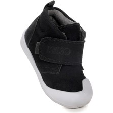 Kiko Kids Winnie Ilk Adım Cırtlı Kız Bebek Günlük Bot Ayakkabı Siyah