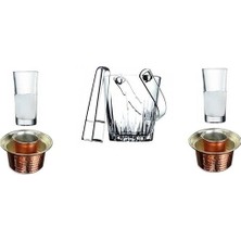 UltraMint 6 Parça Bakır Meşrubat ve Buz Kovası Seti, Şıklık ve Işlevsellik