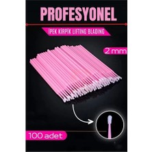 Amazex Turk Ipek Kirpik Fırçası Blading Lifting Fırçası 100 Adet