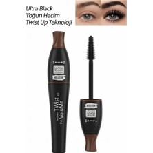 MUJGAN Ultra Black Twist Up Hacim Veren Maskara