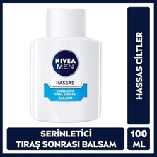 Storemax Nıvea Men Hassas Serinletici Tıraş Sonrası Balsam 100 Ml, Hassas Ciltler, Alkolsüz Formül, Hızlı Emilir