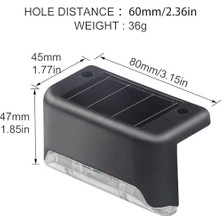 Storemax 4'lü Solar Enerjili Bahçe Işıklandırmak Için Lamba Dış Mekan Işık Uygun Güneş Enerjili Aydınlatma Piknik Kamp Tatil Için Bahçe,, Havuz Kenarı Aydınlatması Sm-4