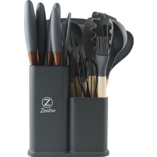 UltraMint 19 Parça Silikon Mutfak Gereçleri Seti, Dayanıklı ve Kullanışlı