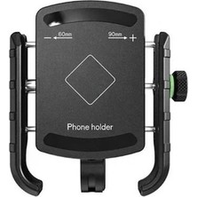 Somic Motosiklet Bisiklet Telefon Tutucu Gidon ve Ayna Bağlantılı Motor Tutacağı Scooter