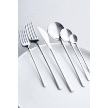 UltraMint Şık 36 Parça Paslanmaz Çelik Çatal Bıçak Kaşık Takımı Gümüş