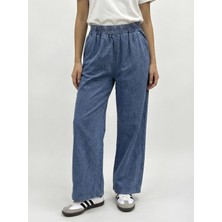 Miostil Cep Detay Pantolon-Mavi