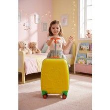 Wexta Disney Serisi WX-410 Sarı Kız Çocuk Valiz / Seyahat Bavulu