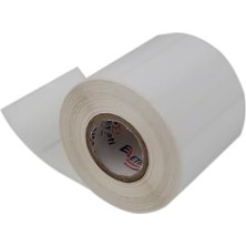 Storemax Hazır Al Hızlı Al Pp Opak 80MM x 40MM Ruloda 1000 Adet 40MM Çapında Yırtılmaya Dayanıklı Etiket