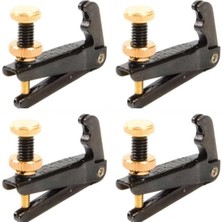 Wittner 4 Adet Fix Keman Fiksi 44-34 Siyah-Sarı WF902064 ( Tam ve 3/4 Boy Kemanlar Için )