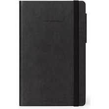 Storemax - Not Defteri Orta Çizgili, Fsc® Sertifikalı Kağıt, Fildişi Renkli Kağıt, 90 G/m², 192 Sayfa, Yumuşak Kapak, Lastik Bantlı Kilit, 13 x 21 Cm, Renk Siyah, MYNOT0165