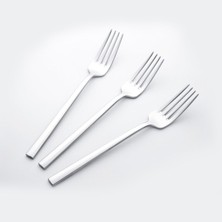 UltraMint 12'li Sade Yemek Çatal Takımı, Şık ve Kullanışlı Mutfak Gereci