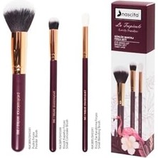 Storemax Nascita Bordo Günlük Makyaj Fırça Seti (3lü) - 93