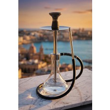 Gökkuşağı Nargile Nano Paslanmaz Çelik Nargile Seti (%100 Paslanmaz Çelik ) (Çantalı) (%100 Duman Performansı)