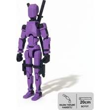 Nbshop DUMMY13 Aksiyon Figür Robot 20CM - Tüm Eklemleri Hareketli (Aksesuarlar Dahil)