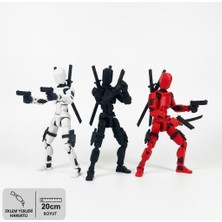 Nbshop DUMMY13 Aksiyon Figür Robot 20CM - Tüm Eklemleri Hareketli (Aksesuarlar Dahil)