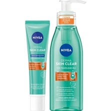 Storemax Nıvea Derma Skin Clear Sivilce Karşıtı Yüz Temizleme Jeli 150ML ve Gece Arındırıcı Krem 40ML, Nisaniamid, Salisilik Asit, Bha, Yağlı Cilt, Yüz Bakım, Cilt Bakım