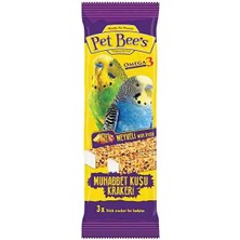 Markanza Pet Bee's Meyveli 3'lü Kraker